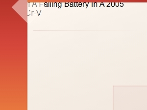 Signs of a Failing Battery in a 2005 Honda Cr-V – Battery Maintenance Guide